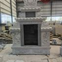 鹤壁 芝麻灰高档墓碑、土墓，一套也支持定做