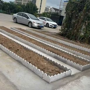 鹤壁 花边石、花围石、花园石安装效果