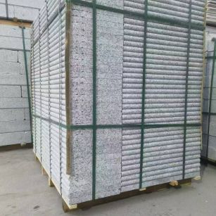 鹤壁 芙蓉白3公分厚磨圆边、拉槽，楼梯踏步