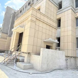 鹤壁 黄金麻干挂，工地实拍