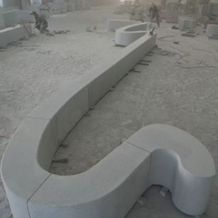 鹤壁 花岗岩整石坐凳拼装