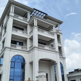 鹤壁芝麻白别墅干挂效果展示