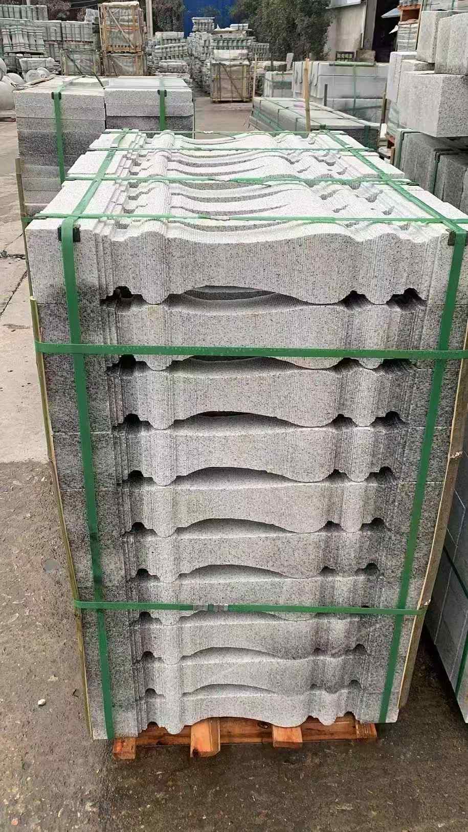 鹤壁 芝麻白方形拉丝面，栏杆花瓶柱