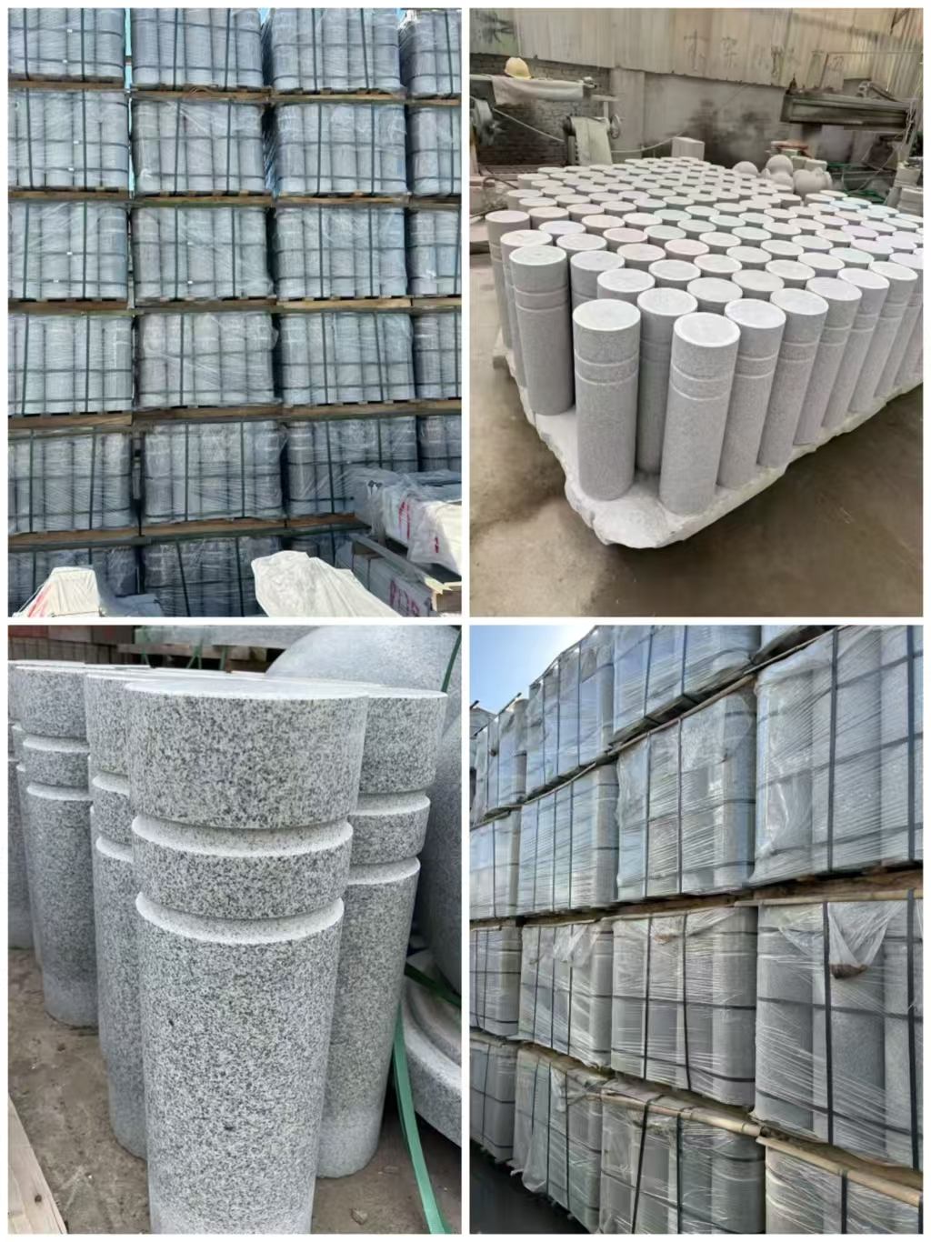 鹤壁 芝麻白花岗岩挡车柱、隔离柱多少钱