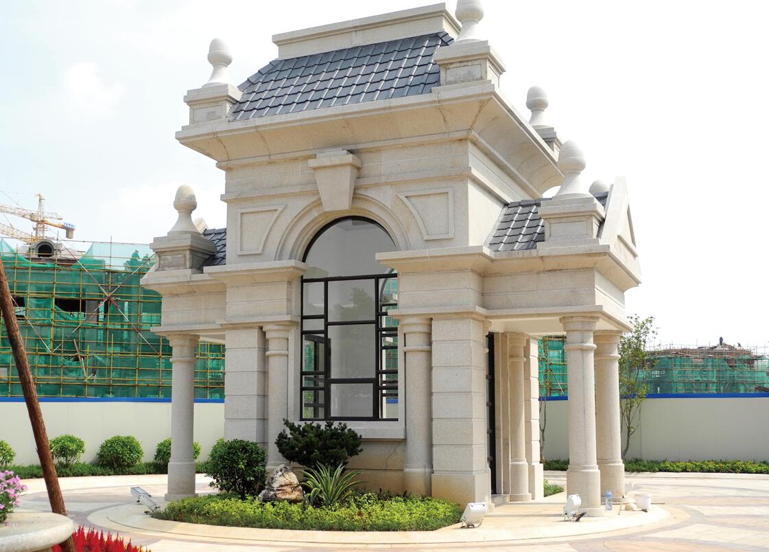 鹤壁花岗岩在建筑外墙的应用