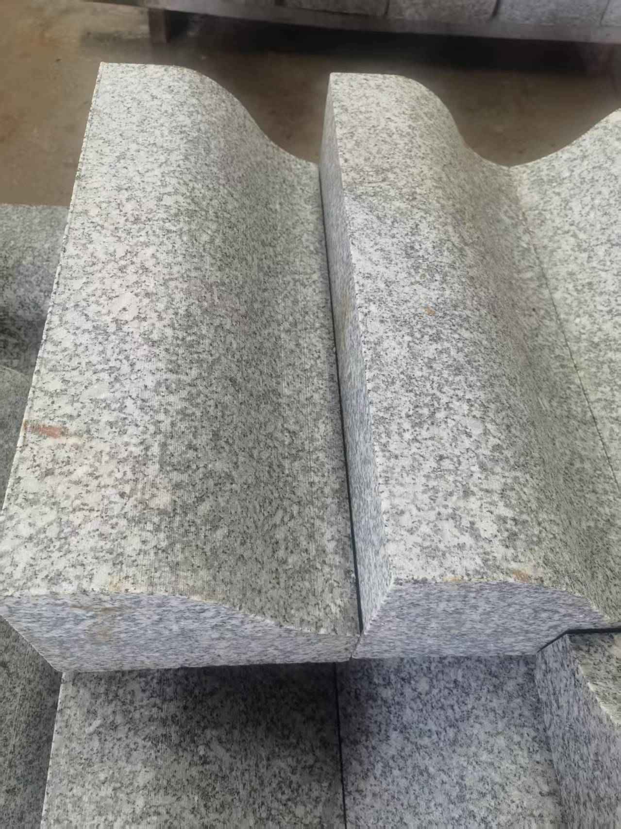 鹤壁芙蓉白S型拉丝面路沿石