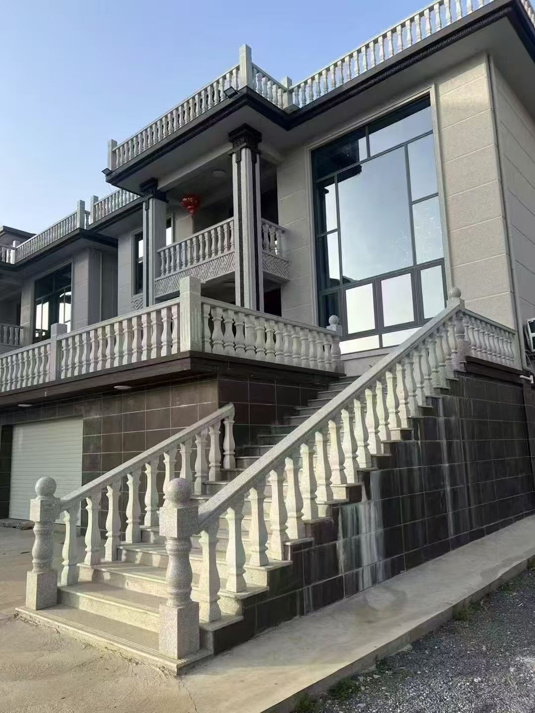 鹤壁 芝麻白别墅阳台栏杆，楼梯栏杆