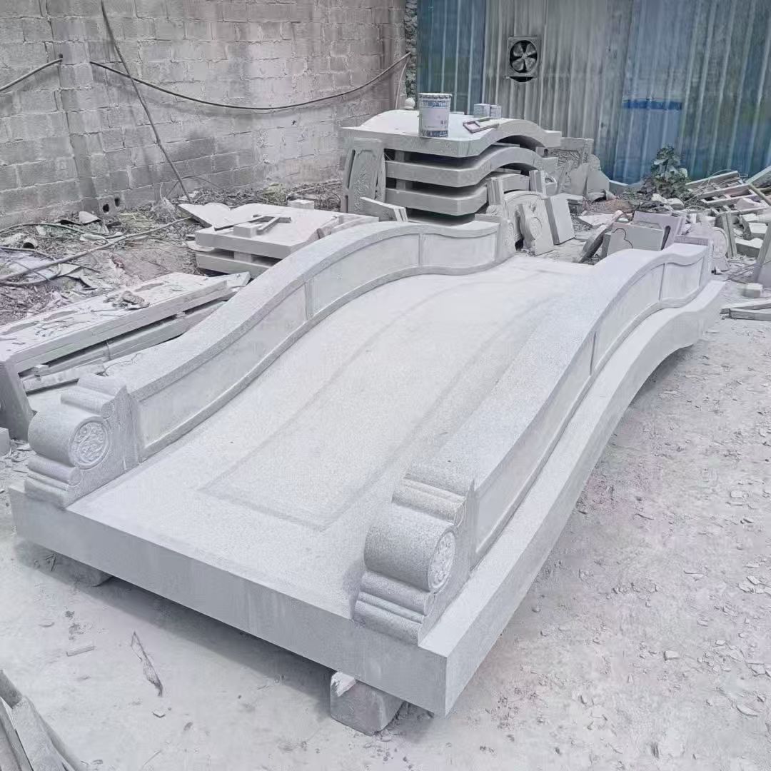 鹤壁 芝麻灰花岗岩园林景观 小石桥