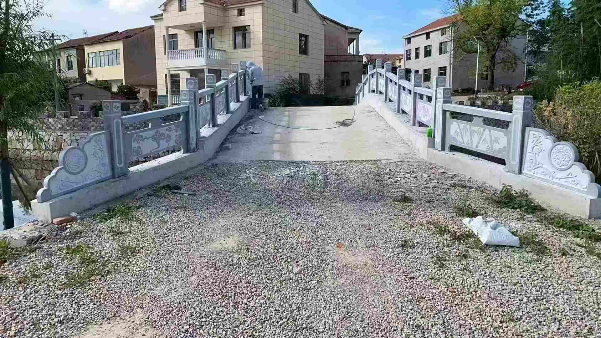 鹤壁 芝麻灰花岗岩桥栏杆